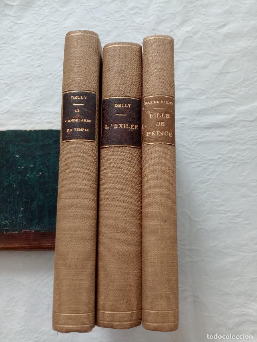 Libros antiguos: 3 novelas en franc&eacute;s siglo XX 1929-1948