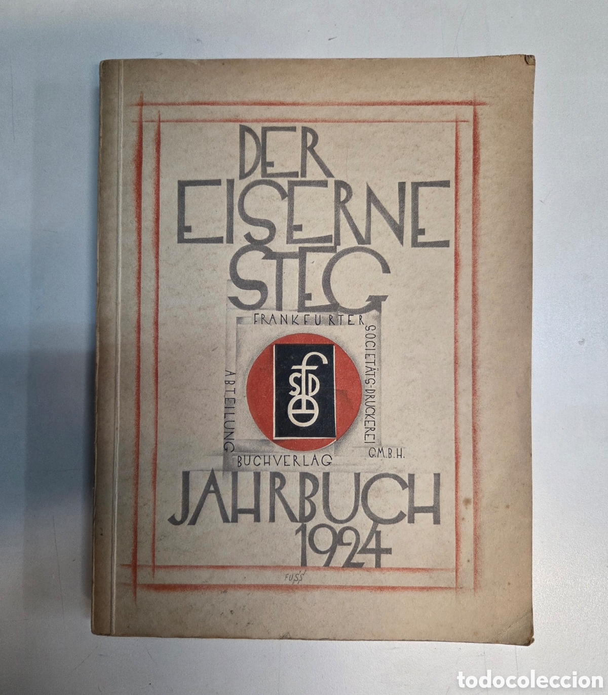 Libros antiguos: Der eiserne Steg. Jahrbuch 1924.
