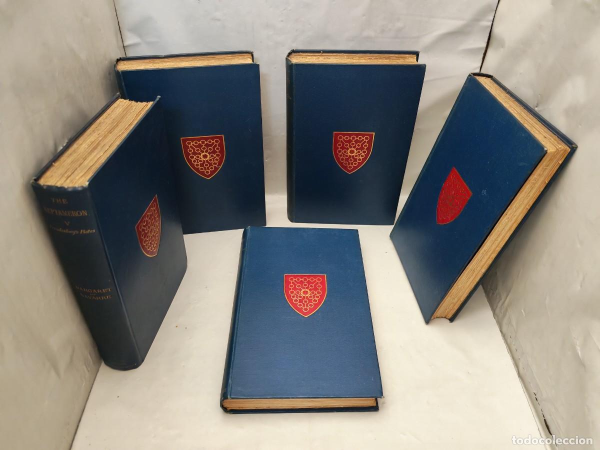 Libros antiguos: The Heptameron of the Tales of Margaret of Navarre, Vols. I, II, III, IV y V (Obra Completa, 1894)