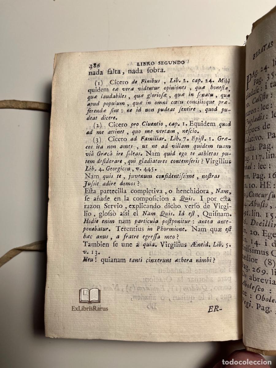 Libros antiguos: Gram&aacute;tica de la lengua Latina - Foto 4
