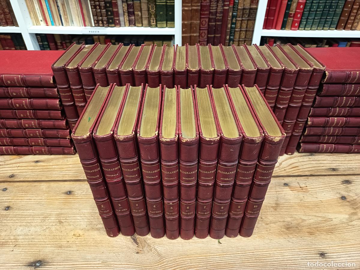 Libros antiguos: 1862 - HOEFER - Nouvelle Biographie Gen&eacute;rale - 46 tomos (obra completa)