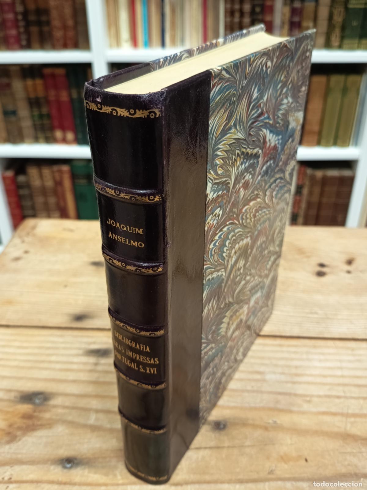Libros antiguos: 1926 - JOAQUIM ANSELMO. Bibliograf&iacute;a das obras impresas em Portugal no s&eacute;culo XVI