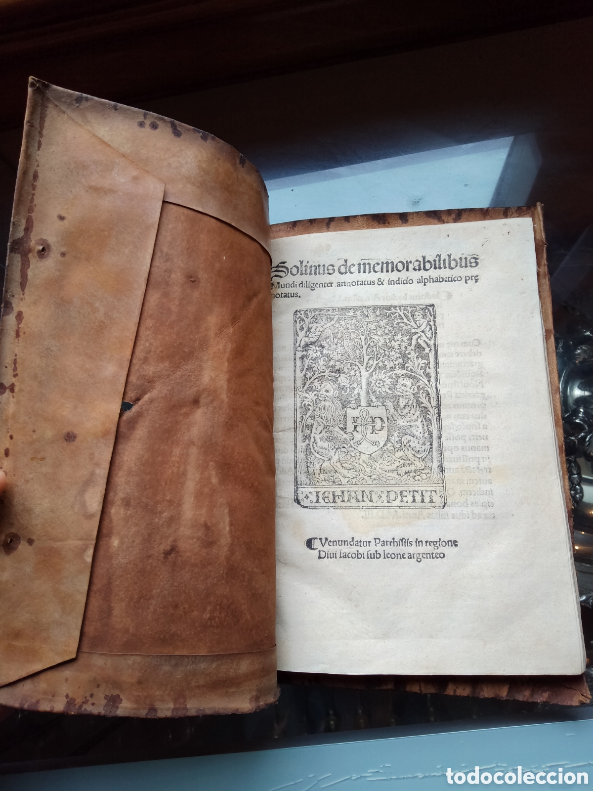 Libros antiguos: JOYA DE 1503 POST-INCUNABLE SOLINO: GEOGRAF&Iacute;A M&Iacute;TICA. PAR&Iacute;S, JEAN PETIT. EN PERGAMINO
