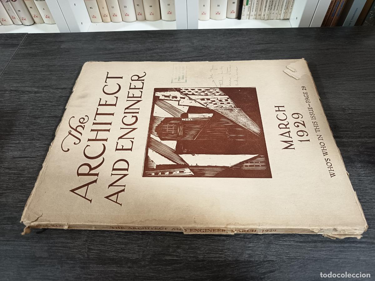 Libros antiguos: 1929 - The Architect and Engineer. March 1929