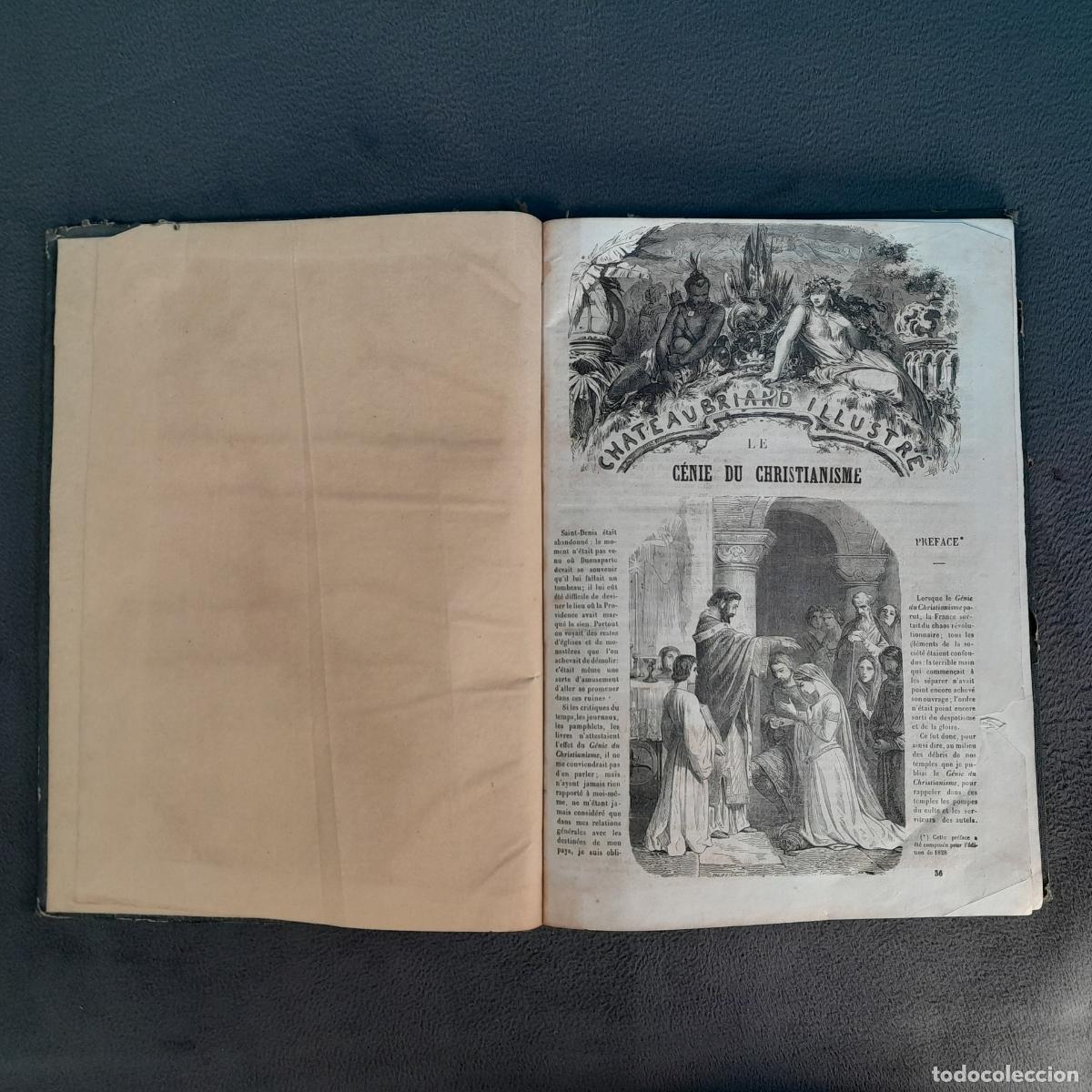 Libros antiguos: L-4452. LE G&Eacute;NIE DU CHRISTIANISME.CHATEAUBRIAND.SIGLO XIX.