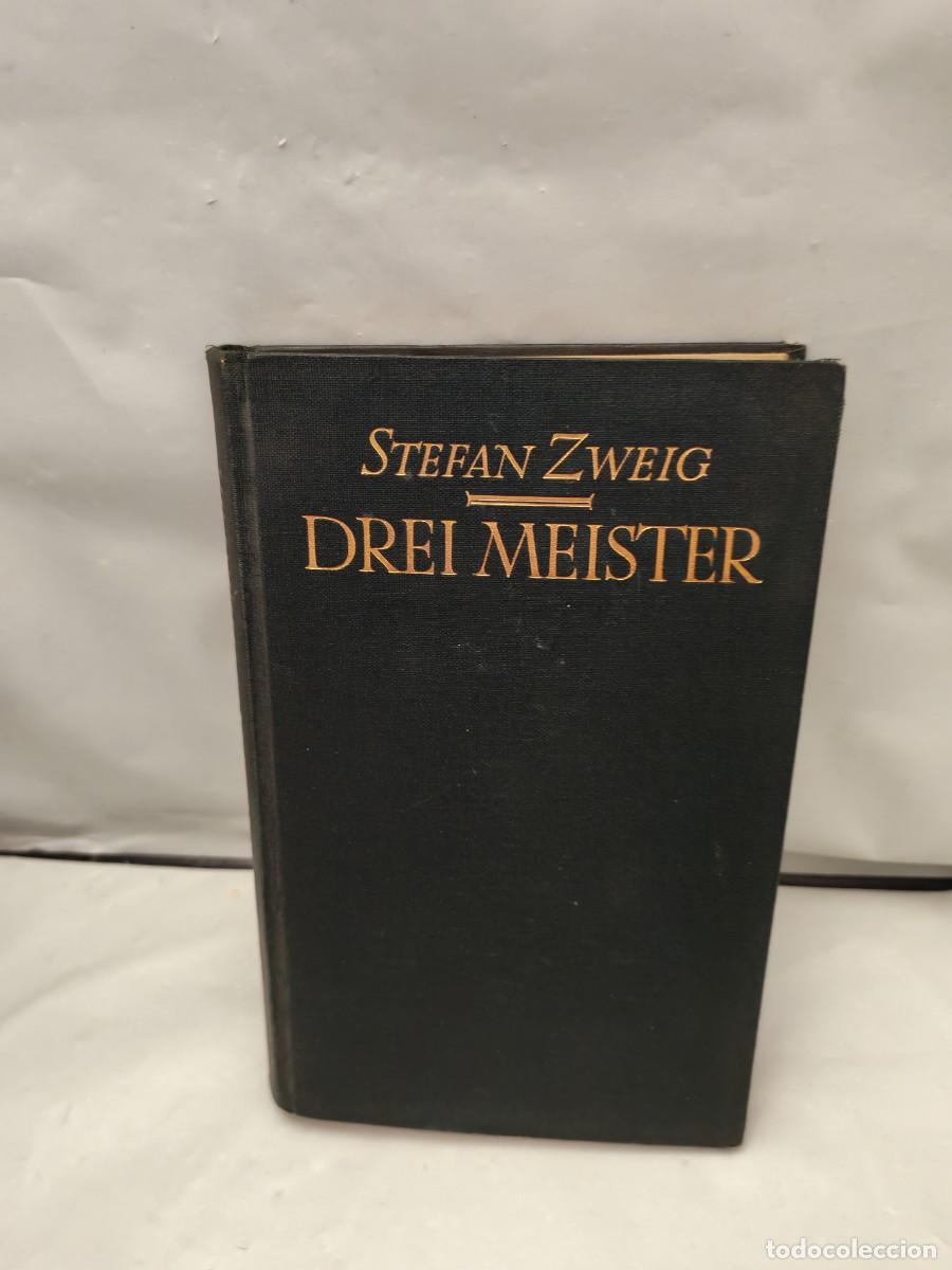 Libros antiguos: Drei Meister: Balzac. Dickens. Dostojewski (Edici&oacute;n Leipzig 1927, tapa dura)