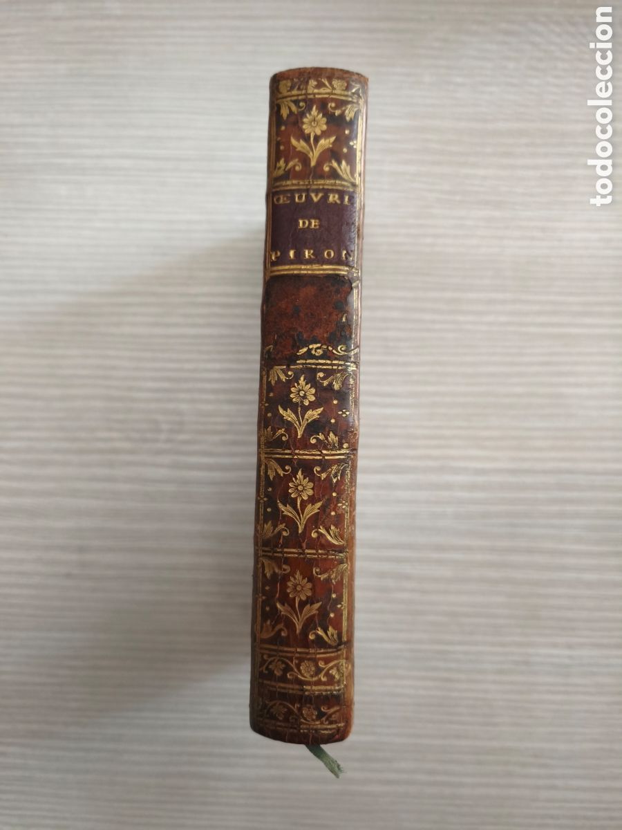Libros antiguos: &OElig;UVRES D'ALEXIS PIRON&rdquo; PAR&Iacute;S 1758