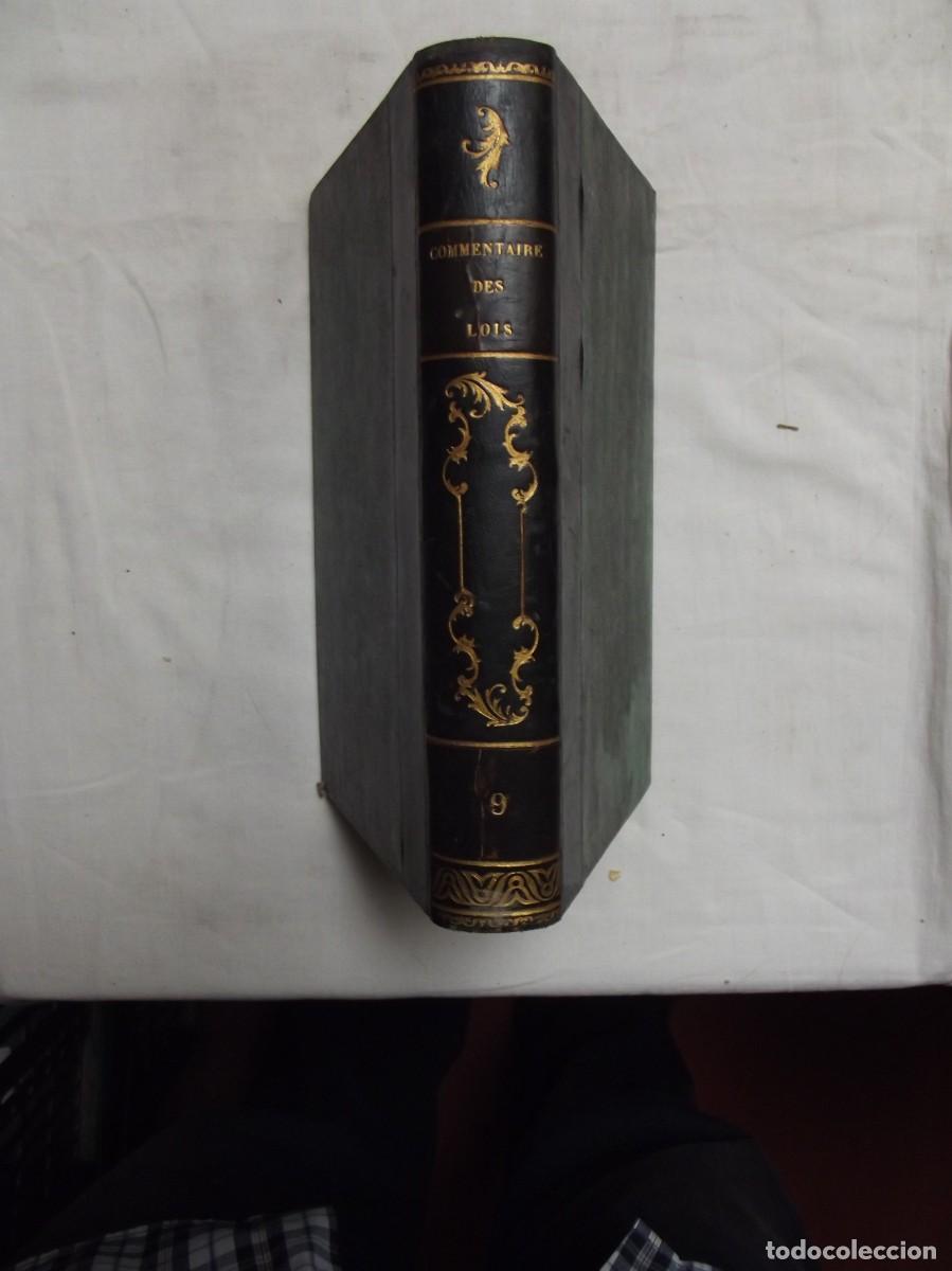 Libros antiguos: COMMENTAIRE DES LOIS DES 25 MAI ET 11 AVRIL 1838