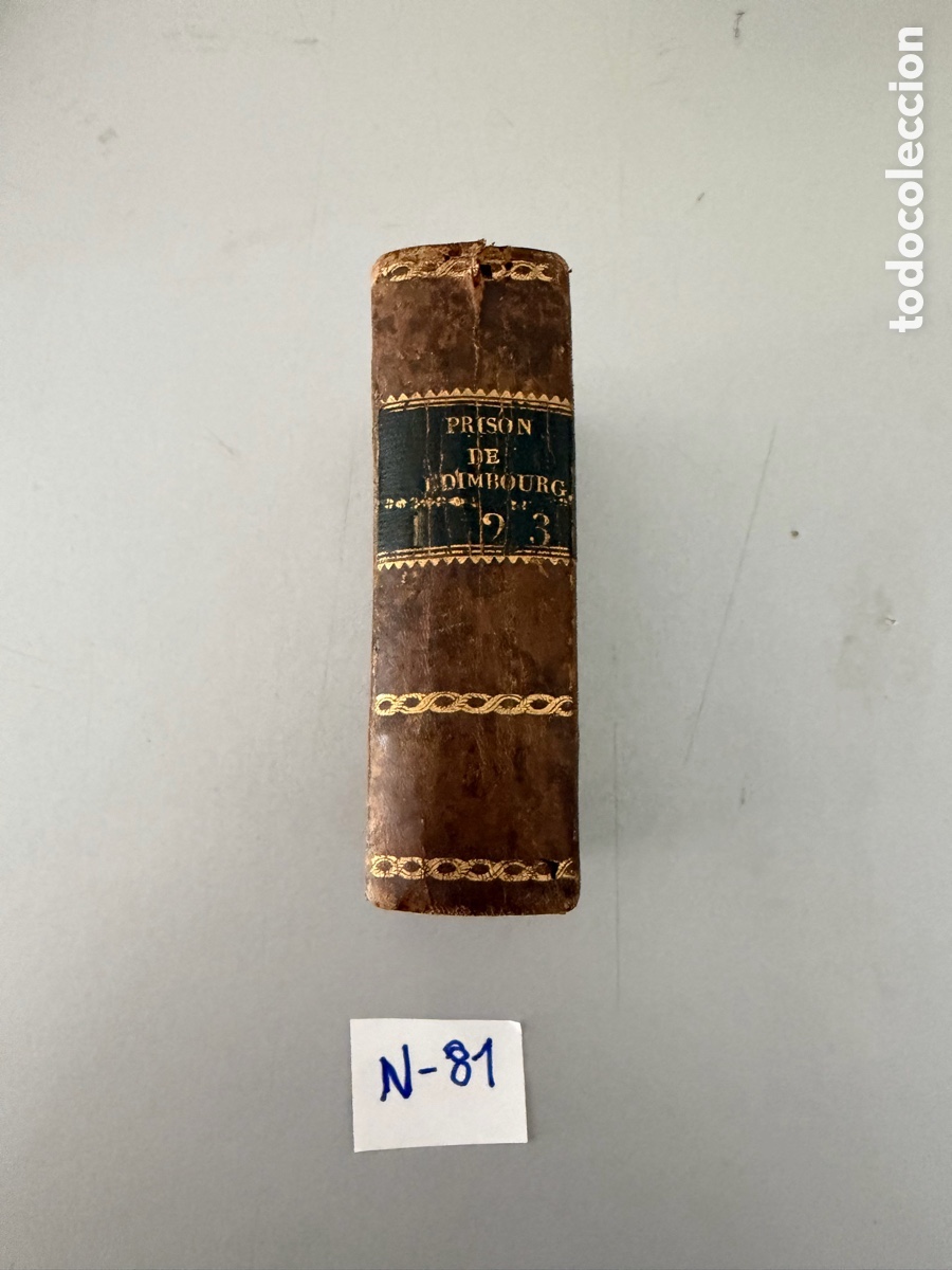 Libros antiguos: edici&oacute;n francesa antigua del libro &rdquo;La prison d'&Eacute;dimbourg&rdquo; de Walter Scott