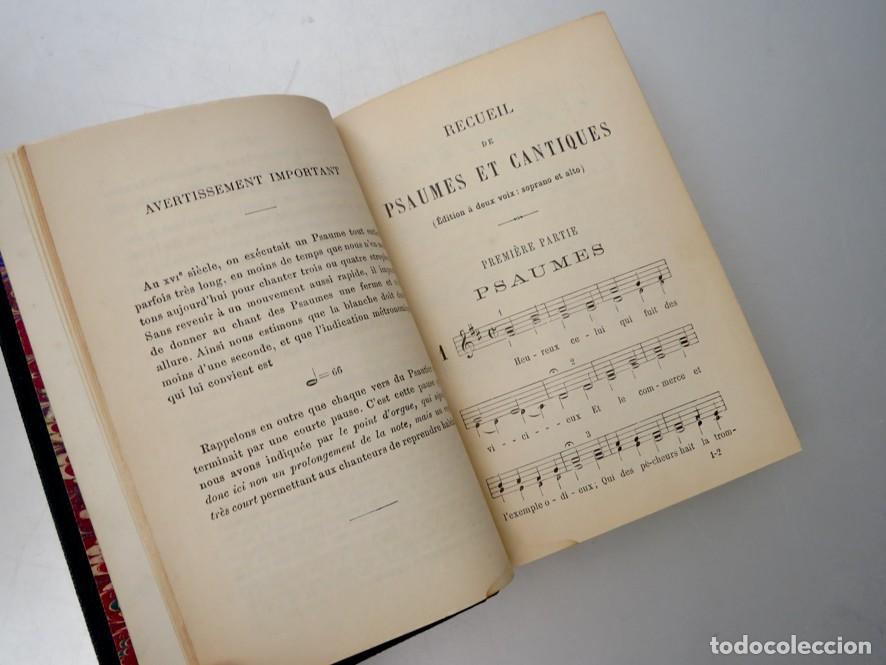 Libros antiguos: PSAUMES ET CANTIQUES. 1895. BERGER-LEVRAULT ET C. &Eacute;DITEURS. PARIS-NANCY