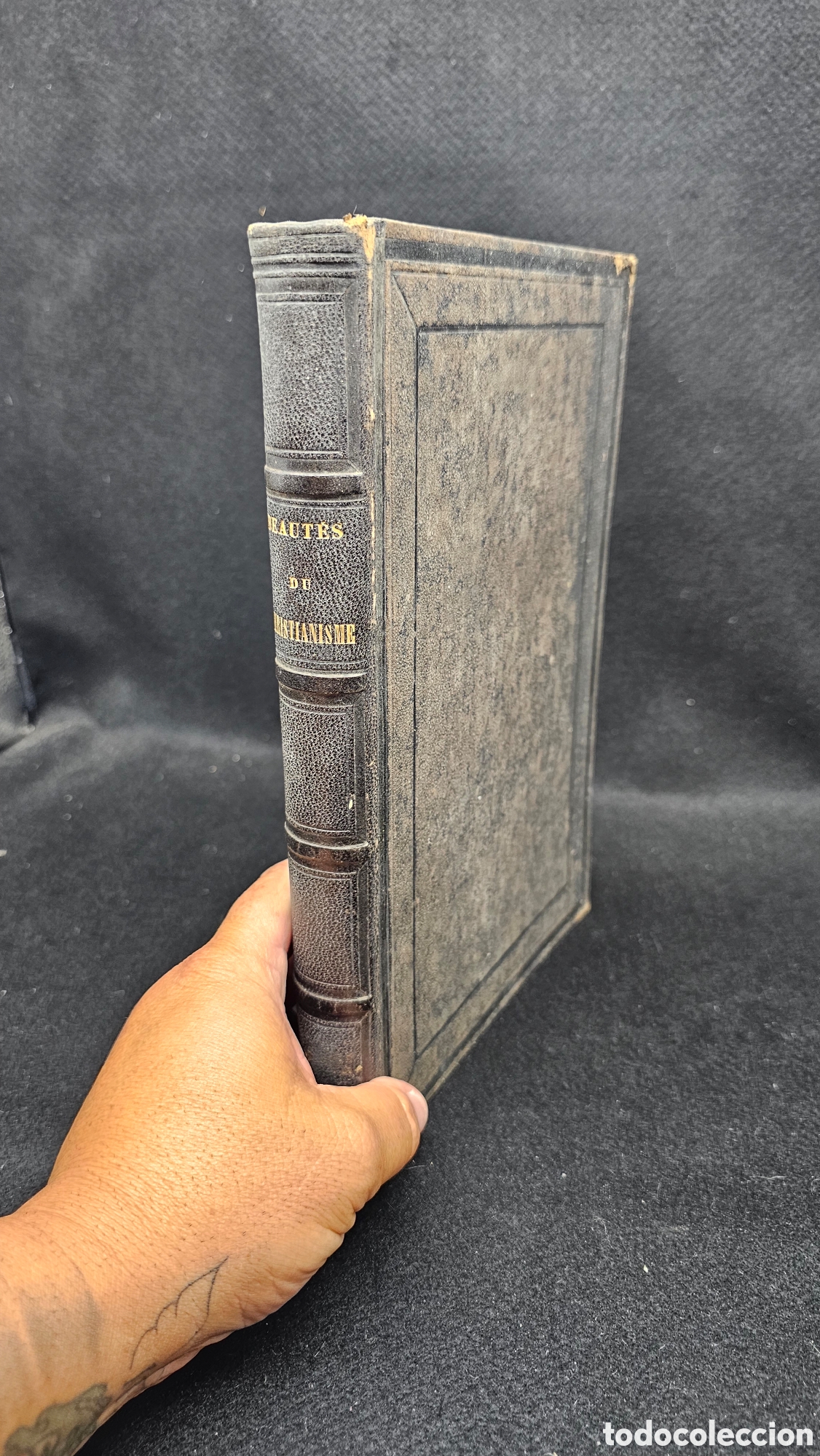 Libros antiguos: Antiguo libro franc&eacute;s Bellezas del cristianismo 1854