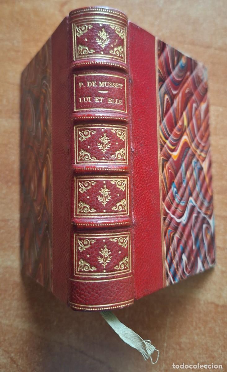 Libros antiguos: 1881 LUI ET ELLE -PAUL DE MUSSET / EN FRANC&Eacute;S - AGUAFUERTES