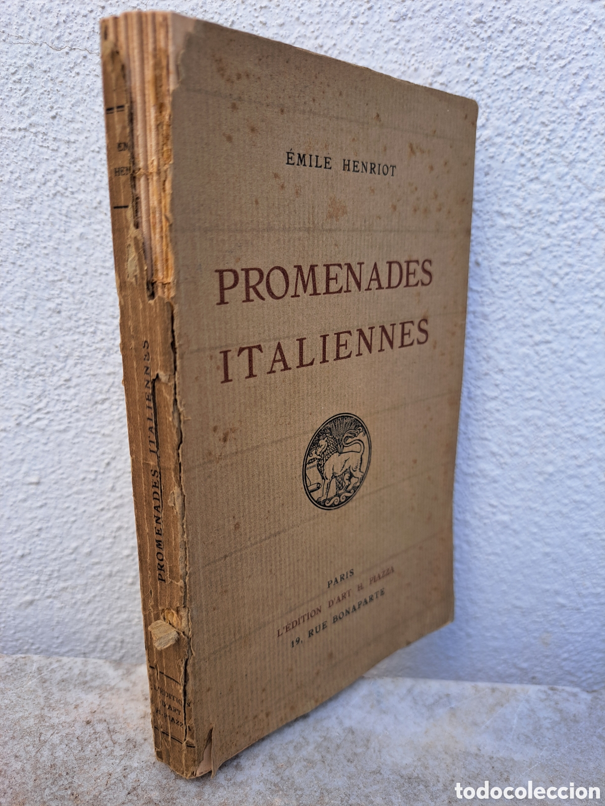 Libros antiguos: PROMENADES ITALIENNES - EMILE HENRIOT - 1930, PARIS