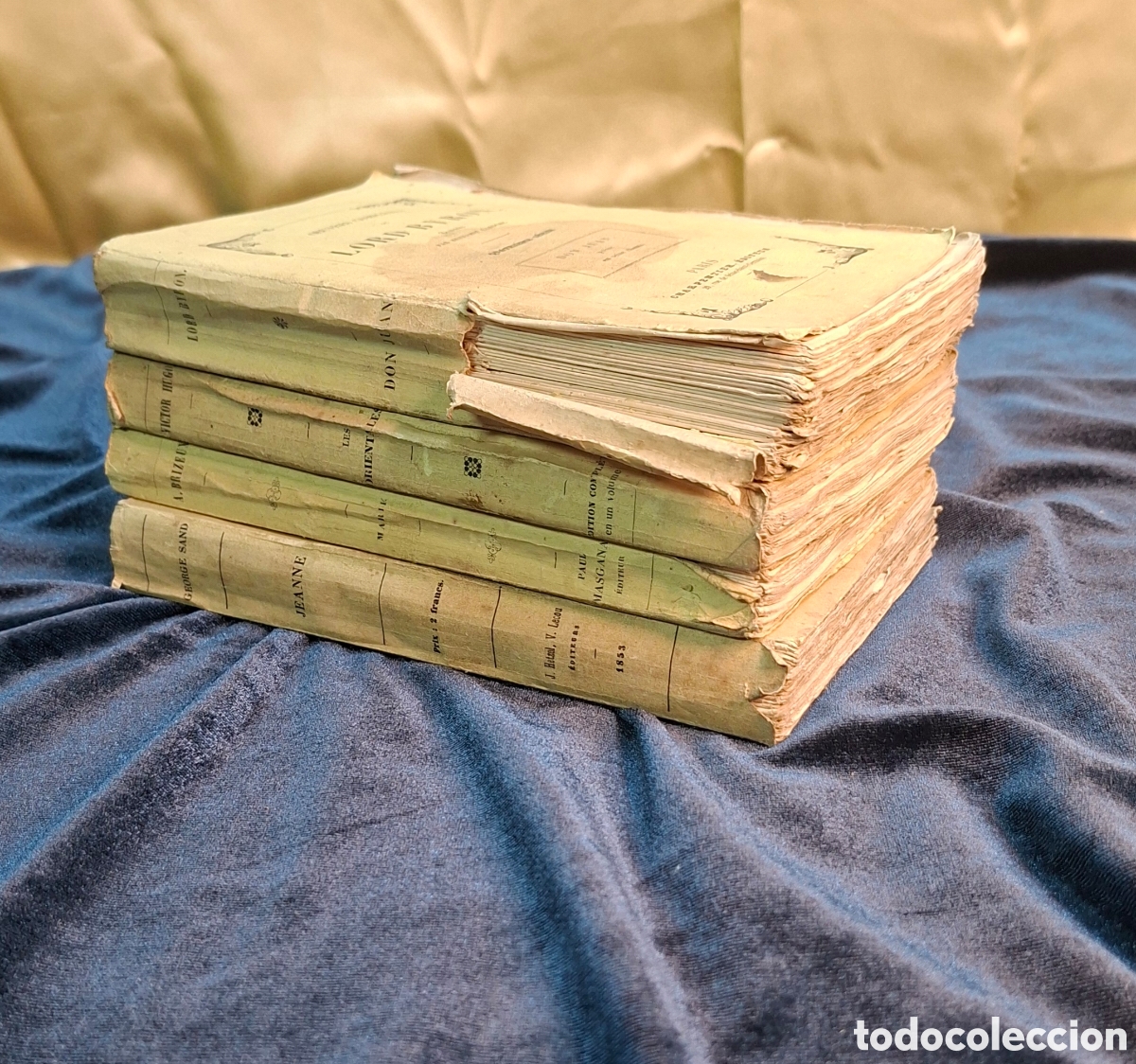 Libros antiguos: Lote de 4 libros franceses del siglo XIX