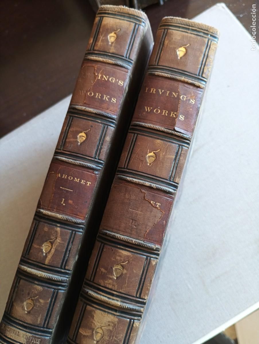 Libros antiguos: Mahomet and his successors. Wasington Irving. 2 vols. (1863)