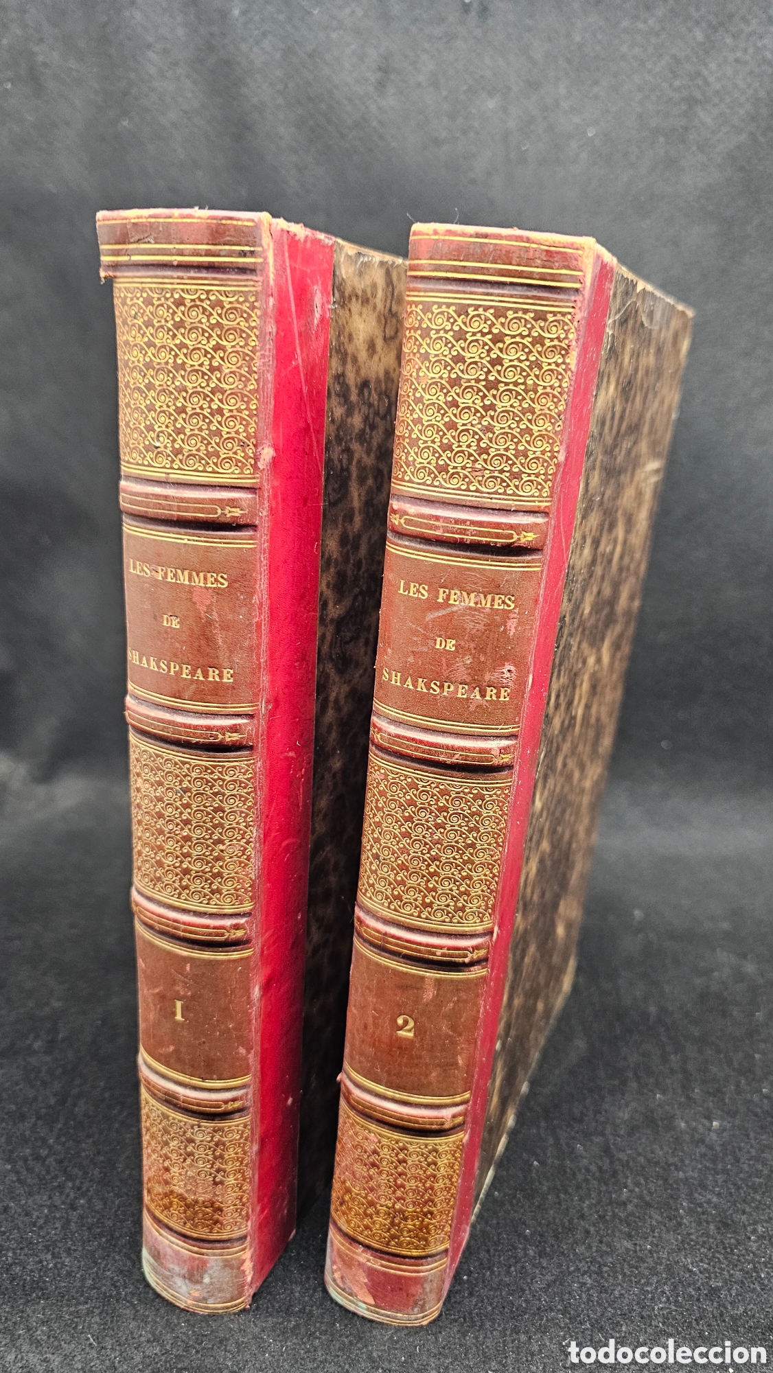 Libros antiguos: Las mujeres de Shakespeare siglo XIX