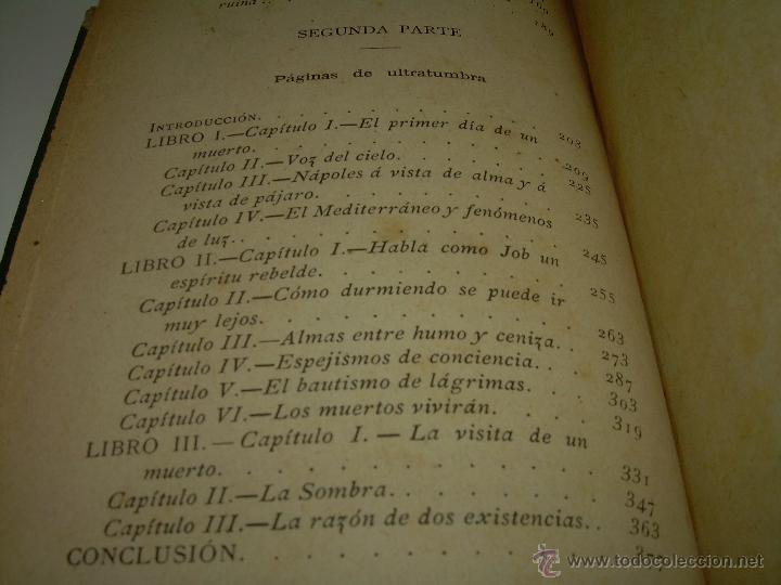 Libros antiguos: PAGINAS DE ULTRATUMBA...MARIETTA Y ESTRELLA...AÑO..1.899 - Foto 14 - 44833446