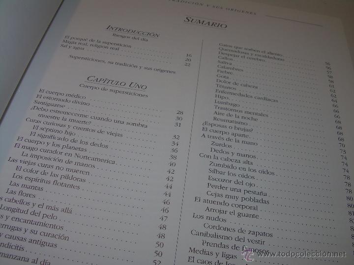 Libros antiguos: EL GRAN LIBRO DE LAS SUPERSTICIONES. - Foto 3