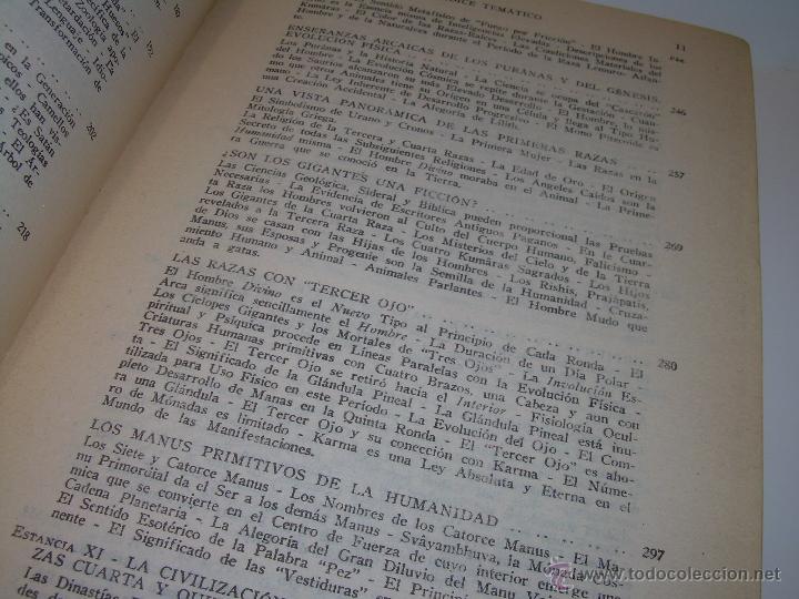 Libros antiguos: LIBRO...DOCTRINA SECRETA....ANTROPOGENESIS. - Foto 10