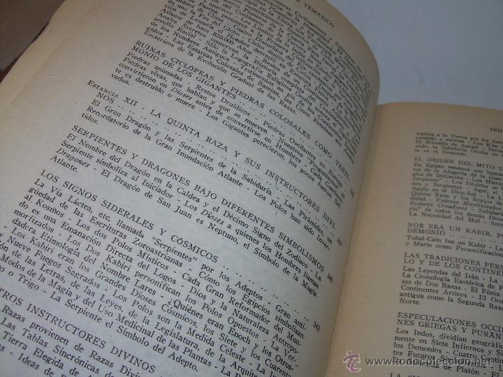 Libros antiguos: LIBRO...DOCTRINA SECRETA....ANTROPOGENESIS. - Foto 11