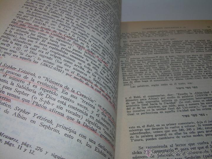 Libros antiguos: LIBRO...DOCTRINA SECRETA....ANTROPOGENESIS. - Foto 14