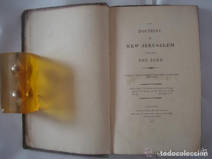 Libros antiguos: SWEDENBORG. THE DOCTRINE OF NEW JERUSALEM.1812. 1A EDICIÓN. ESPIRITISMO Y CÁBALA - Foto 1 - 128418943