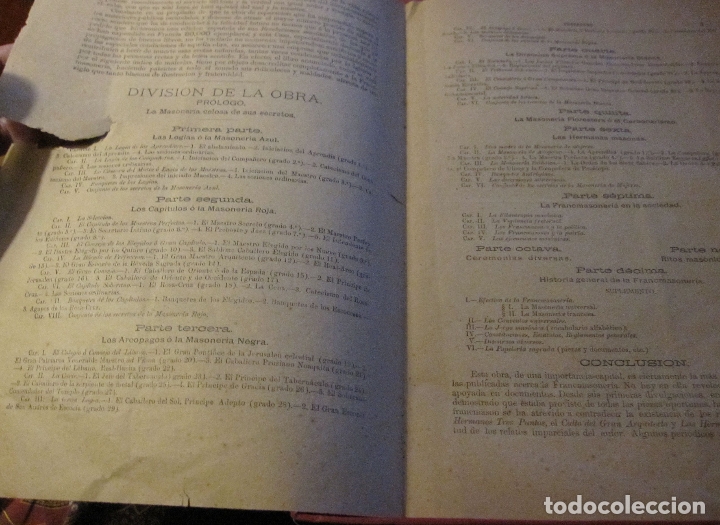 Libros antiguos: PUBLICIDAD DE GRANDE EDICIÓN ILUSTRADA DE LAS REVELACIONES MASONICAS POR LEO TAXIL. 27 X 19,5 CM - Foto 4 - 180112681