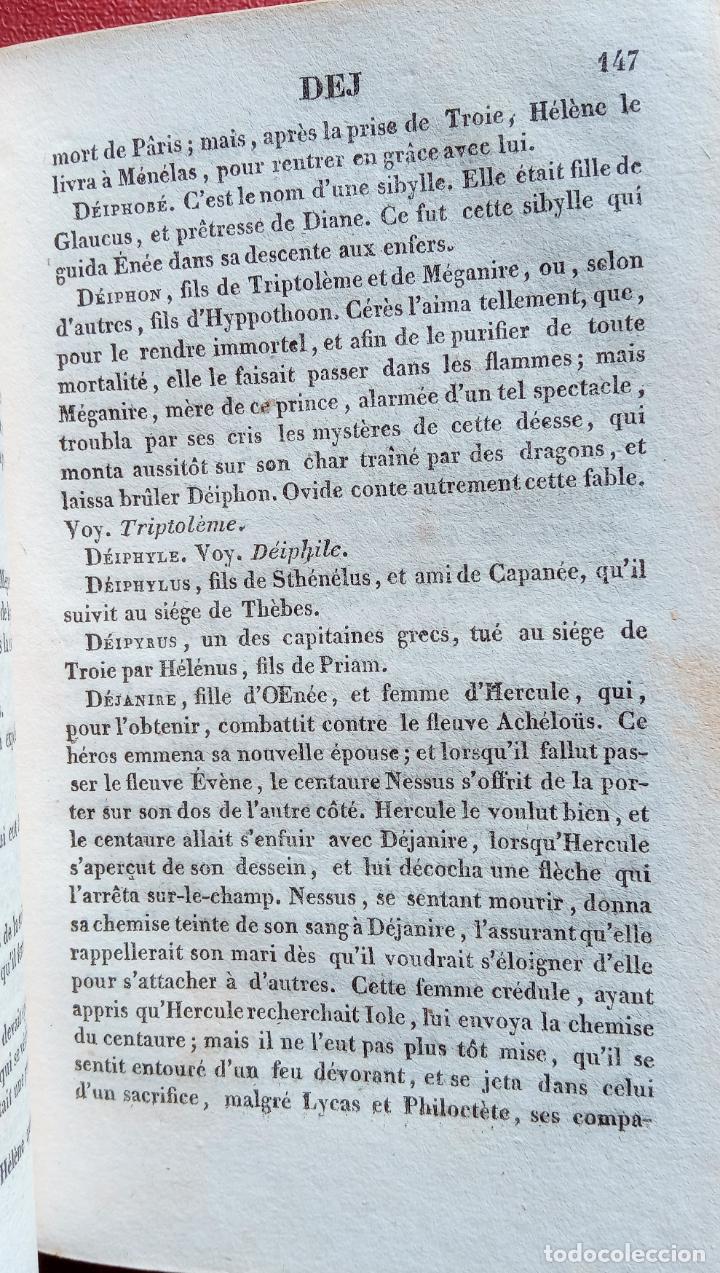 Libros antiguos: DICTIONNAIRE ABREGE DE LA FABLE, PAR CHOMPRE. 1831. MITOLOGÍA. EN FRANCÉS - Foto 2 - 201660570