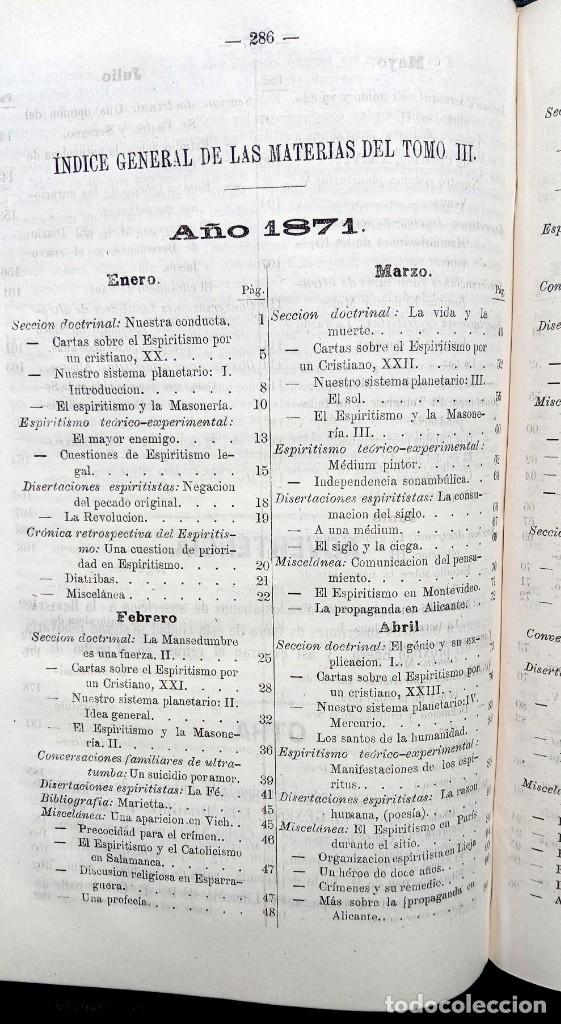 Libros antiguos: REVISTA ESPIRITISTA 1871 + LOS DOGMAS DE LA IGLESIA DE CRISTO por APOLO DE BOLTINN 1870 - Foto 10 - 215017805