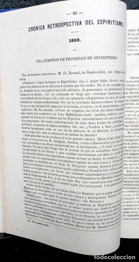 Libros antiguos: REVISTA ESPIRITISTA 1871 + LOS DOGMAS DE LA IGLESIA DE CRISTO por APOLO DE BOLTINN 1870 - Foto 18 - 215017805