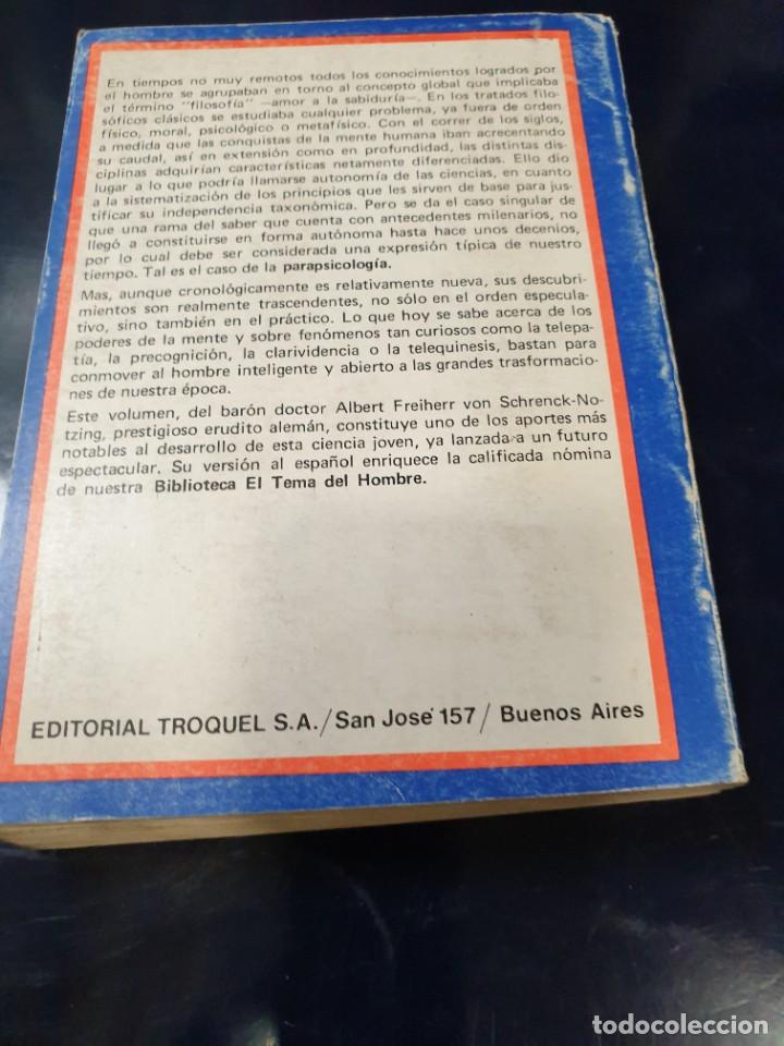 Libros antiguos: Problemas b&aacute;sicos de la parapsicologia Albert Freiherr - Foto 2