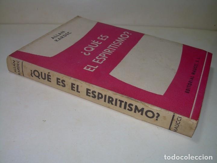 Libros antiguos: &iquest;QUE ES EL ESPIRITISMO?...ALLAN KARDEC. - Foto 2