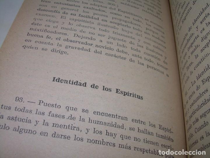 Libros antiguos: &iquest;QUE ES EL ESPIRITISMO?...ALLAN KARDEC. - Foto 8