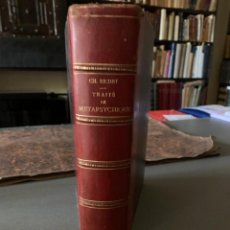 Libros antiguos: TRAITÉ DE MÉTAPSYCHIQUE - CHARLES RICHET - 2.ª ED. REFUNDIDA / TRATADO METAPSÍQUICA, PARAPSICOLOGÍA. Lote 299169833