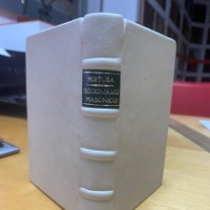 Libros antiguos: 1872.- MASONERIA. DICCIONARIO MASONICO DE BOLSILLO. DE RITOS Y VOCABULARIO ANALITICO DE 1.400 GRADOS. Lote 47851828
