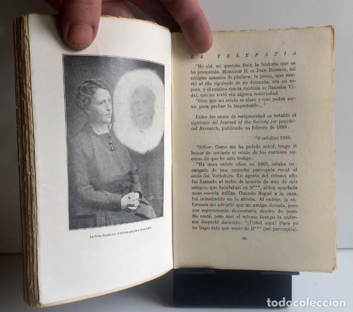 Libros antiguos: LA TELEPAT&Iacute;A. W. Fowler Shell - Foto 7