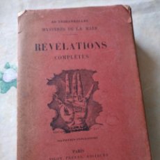 Libros antiguos: MYSTERES DE LA MAIN REVELATIONS COMPLETES 1927,MISTERIOS DE LA MANO - REVELACIONES COMPLETAS. Lote 315464383