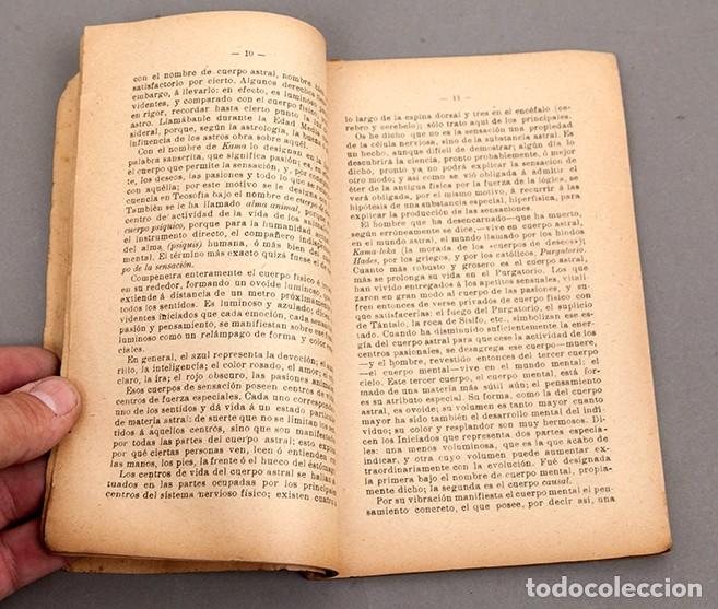 Libros antiguos: CONFERENCIAS TEOSOFICAS - TOMAS PASCAL - 1900 - Foto 4