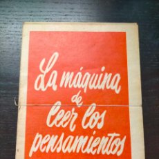 Libros antiguos: LA MÁQUINA DE LEER LOS PENSAMIENTOS POR ANDRE MAUROIS EDICIÓN ANTIGUA. Lote 357709005