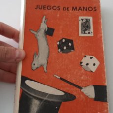 Libros antiguos: ANTIGUO LIBRO MAGIA JUEGOS DE MANO PROFESOR BOSCAR MANUAL PARA AFICIONADOS GUSTAVO GILI 1960. Lote 383677339
