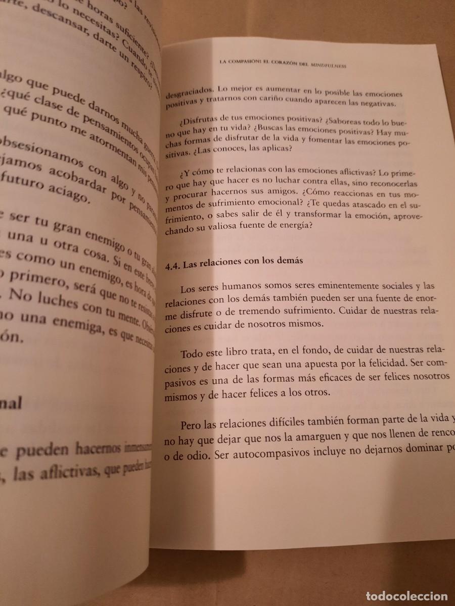 Libros antiguos: E1B1 LA COMPASION EL CORAZON DEL MINDFULNESS - Foto 3