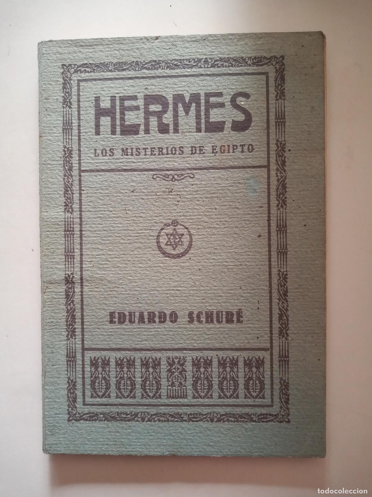 Libros antiguos: HERMES. - SCHUR&Eacute;, Eduardo. 1929 - Foto 1