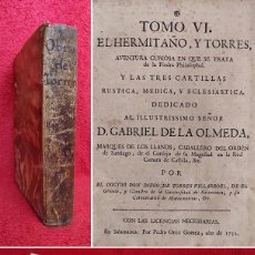 Libros antiguos: AÑO 1752 - DIEGO DE TORRES - MAGIA, LA PIEDRA FILOSOFAL, ASTROLOGÍA, MEDICINA ASTROLÓGICA, ETC.. Lote 398770059