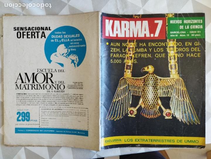 Libros antiguos: KARMA 7 N&ordm; 15 - Foto 1