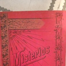 Libros antiguos: LOS MISTERIOS DE LA CIENCIA DE D. ARMANDO BAEZA SALVADOR