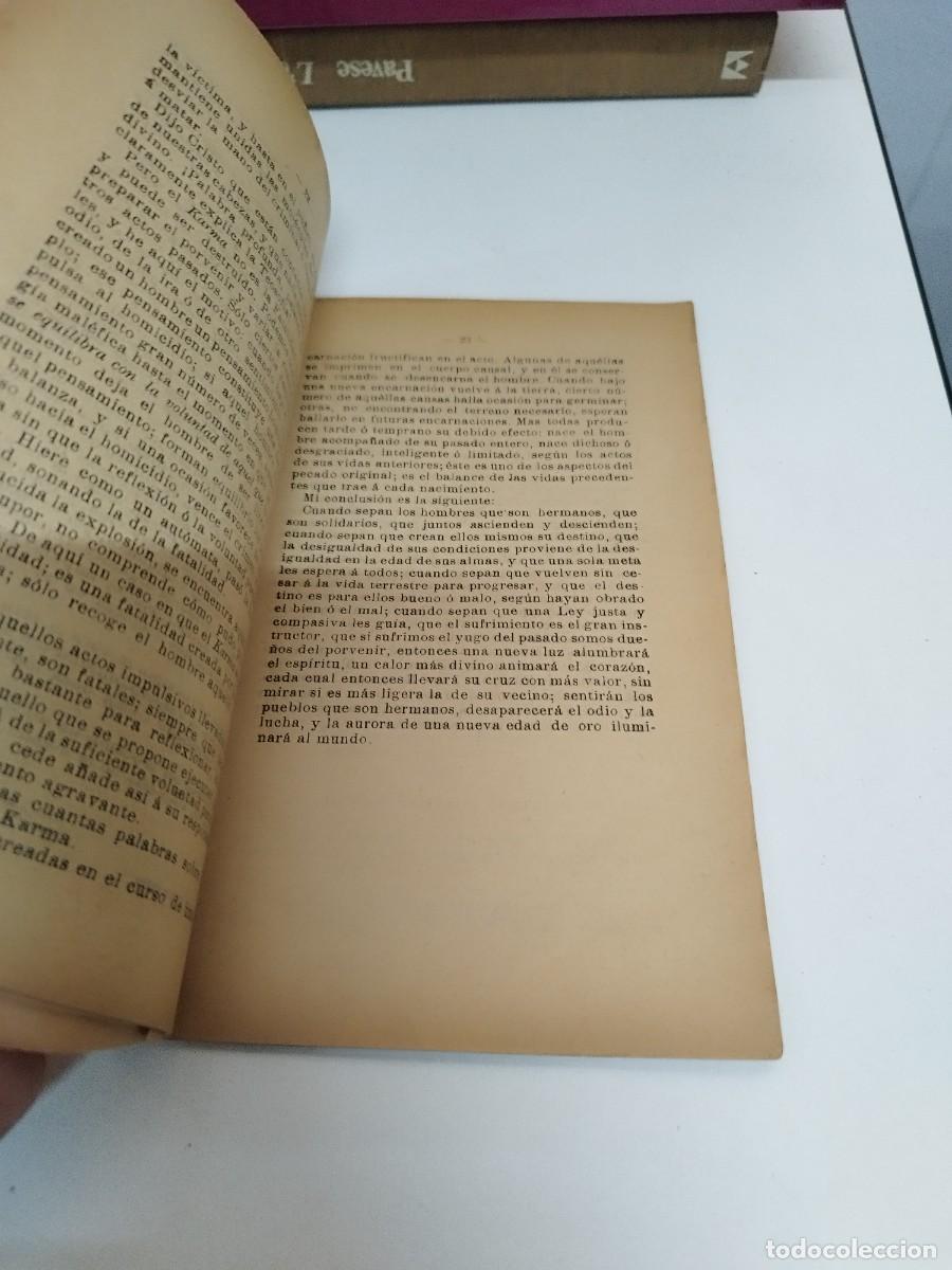 Libros antiguos: TOM&Aacute;S PASCAL - CONFERENCIAS TEOS&Oacute;FICAS - 1909 - Foto 4
