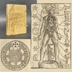 Libros antiguos: AÑO 1769 - RARO - LUNARIO - MAGIA Y ASTROLOGIA - PERGAMINO - SISTEMA GEOCÉNTRICO - MEDICINA