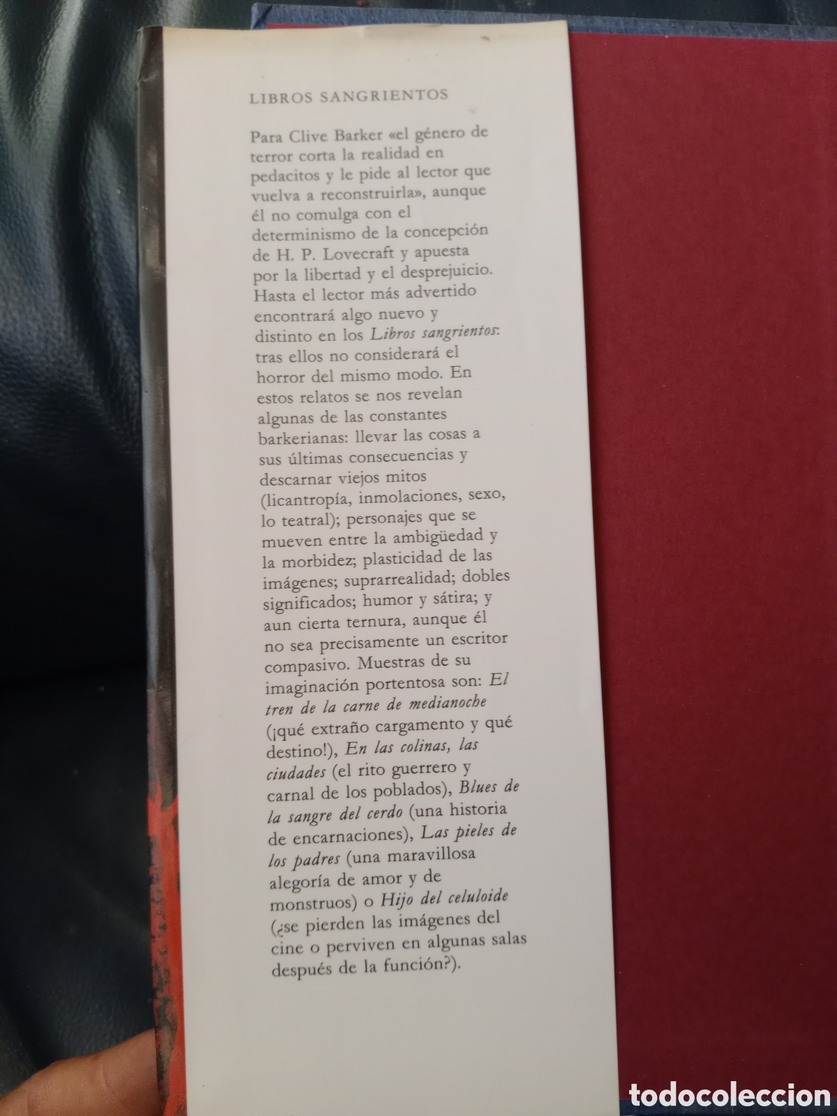 Libros antiguos: Libros Sangrientos(Clive Barker) - Foto 5
