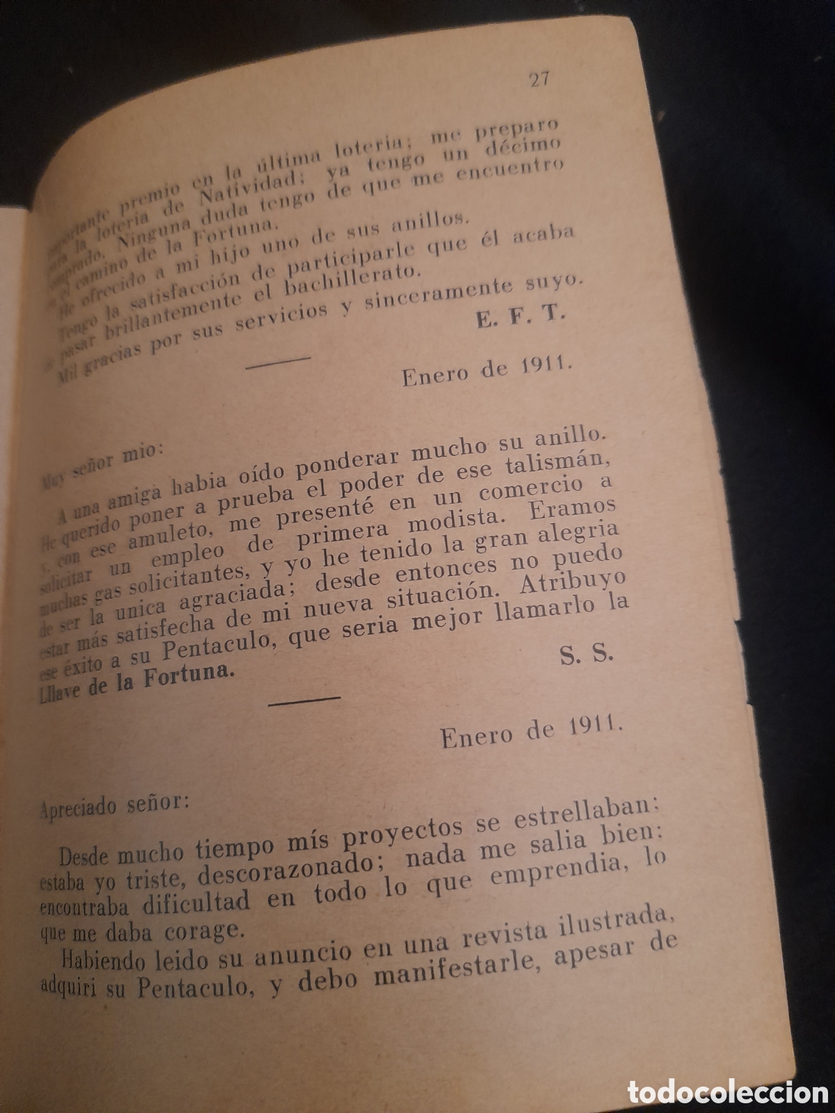 Libros antiguos: Antiguo libro, La Plenitud del Poder, tapa blanda 33 p&aacute;ginas - Foto 6