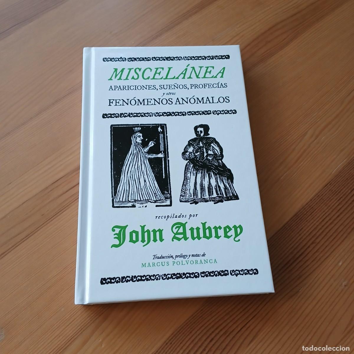 Libros antiguos: `Miscel&aacute;nea&acute;, de John Aubrey - Foto 1